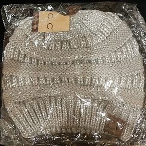 C.c. Silver beanie